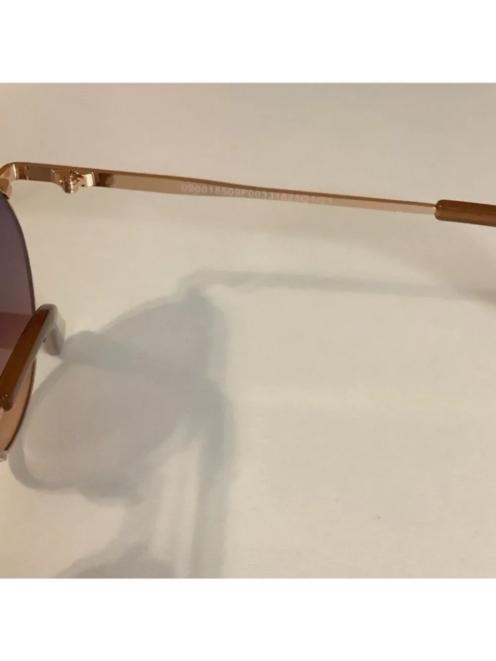 Women's Aviator Sunglasses Rose Gold  UVA/UVB Protection Multi Color Lenses Used